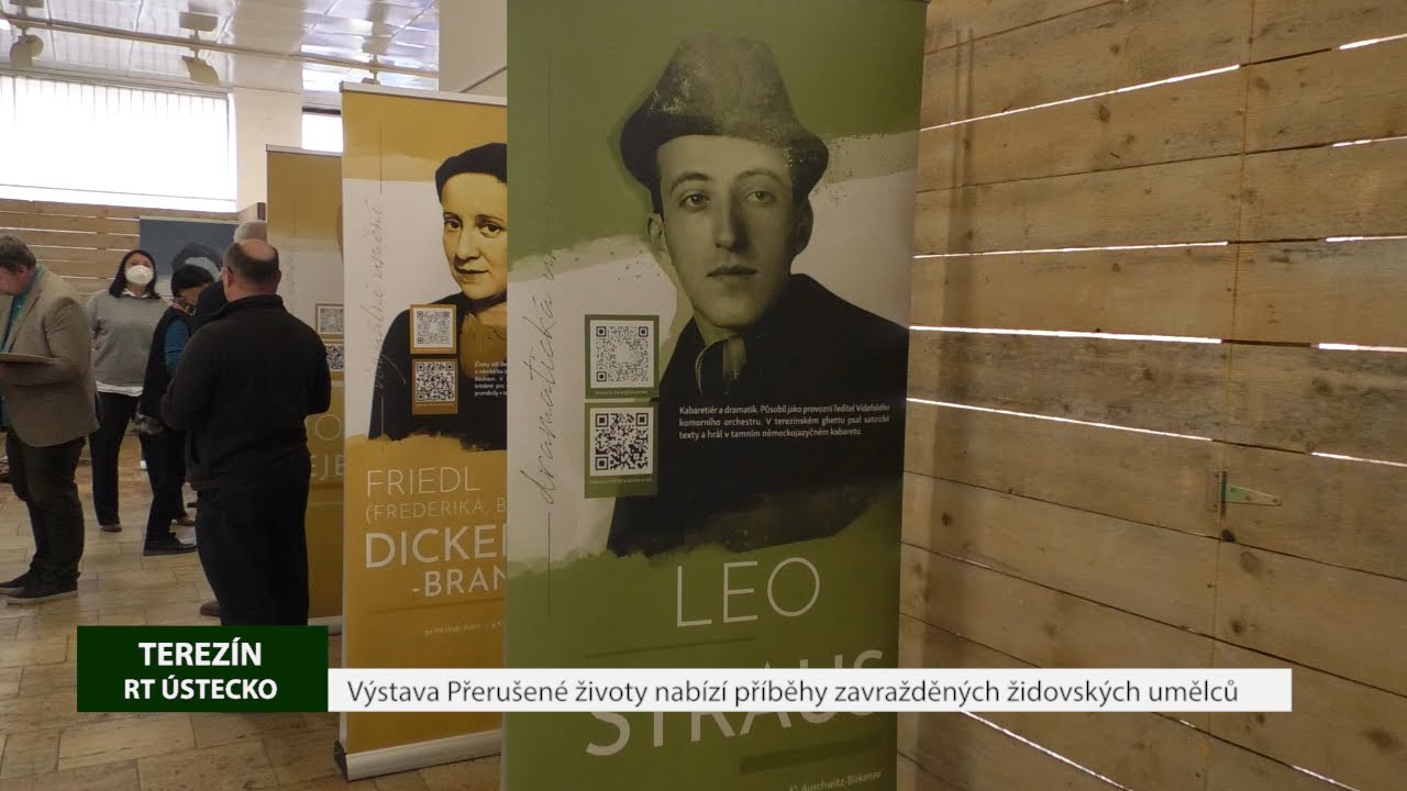 TEREZÍN: Výstava Přerušené životy nabízí příběhy zavražděných židovských umělců