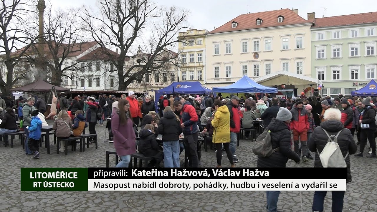 LITOMĚŘICE: Masopust nabídl dobroty, pohádky, hudbu i veselení a vydařil se