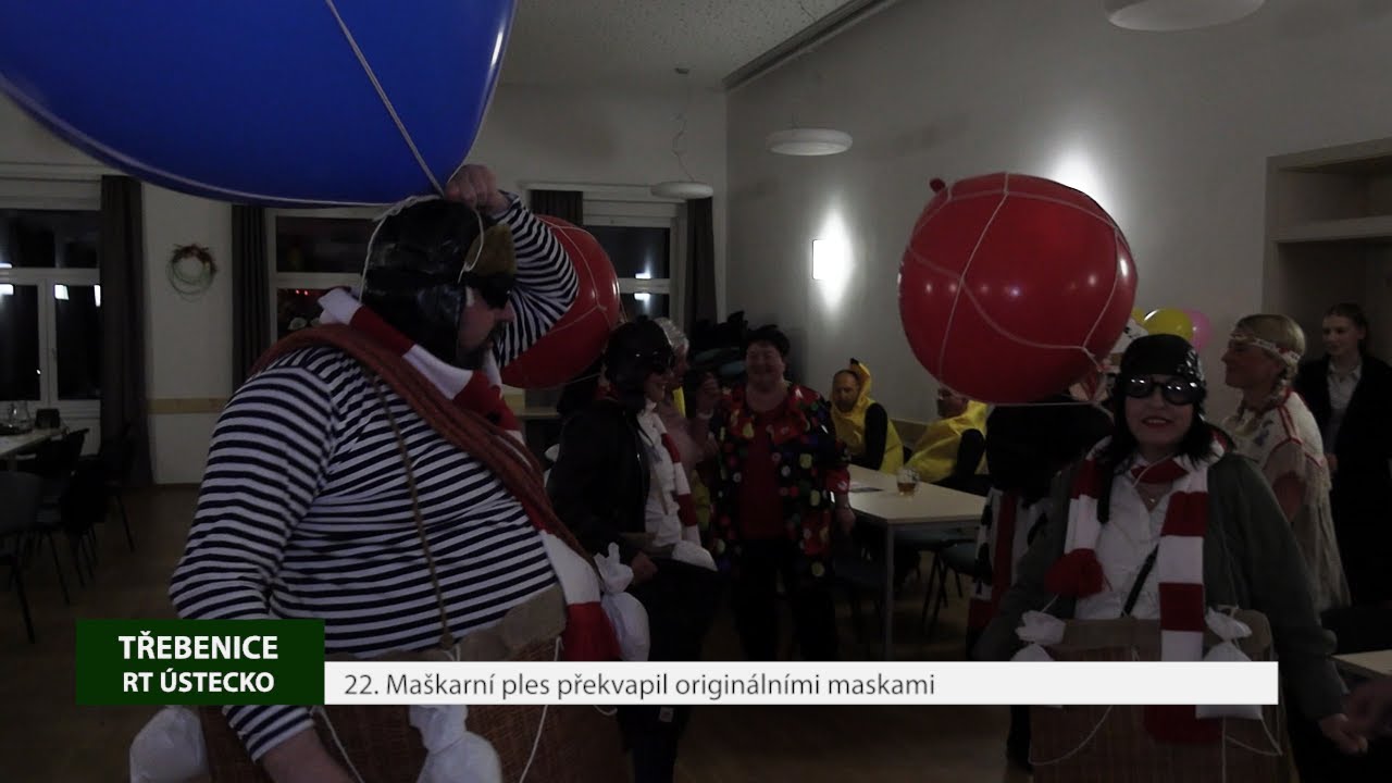 TŘEBENICE: 22. Maškarní ples překvapil originálními maskami
