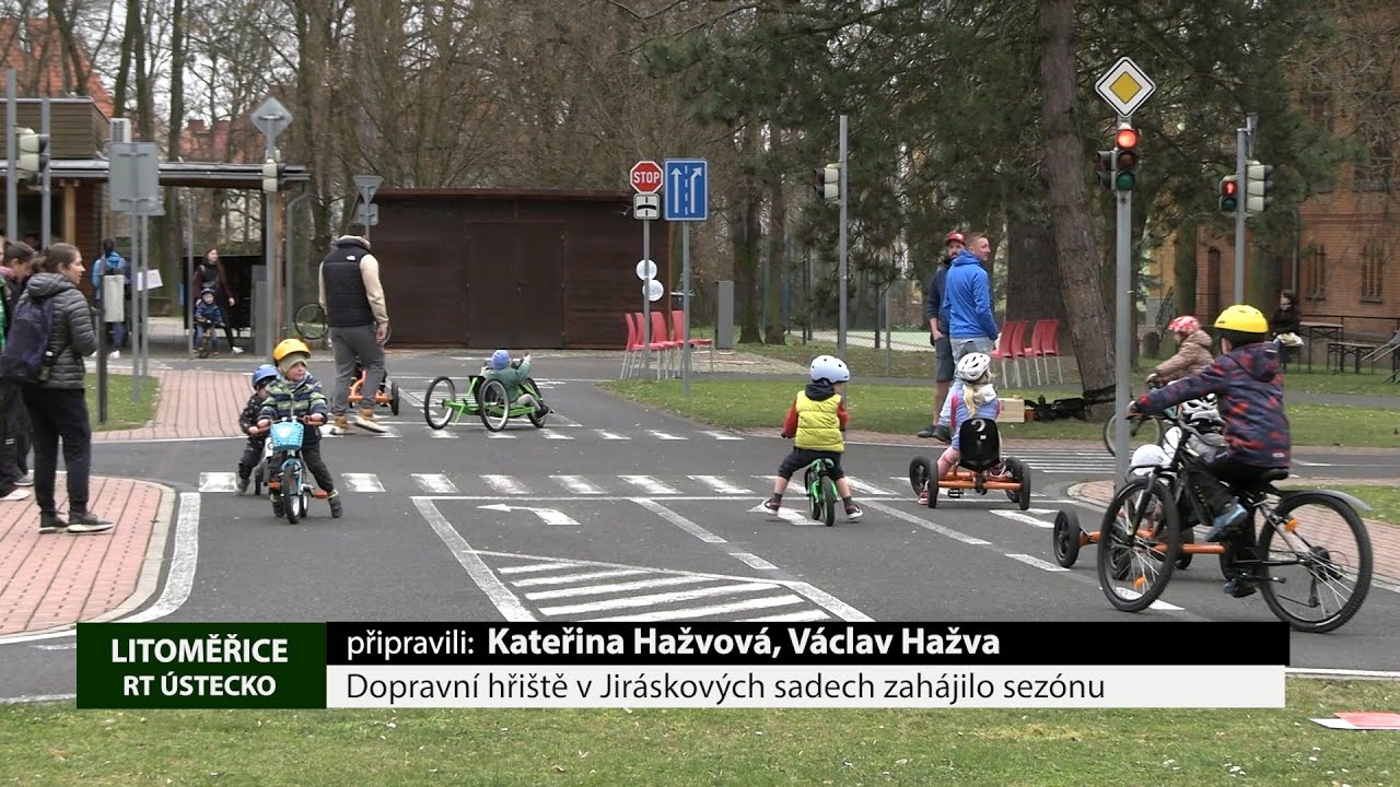 LITOMĚŘICE: Dopravní hřiště v Jiráskových sadech zahájilo sezónu