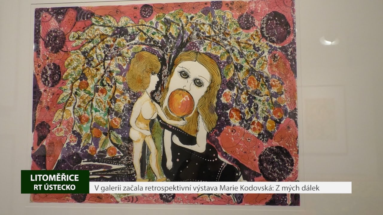 LITOMĚŘICE: V galerii začala retrospektivní výstava Marie Kodovská: Z mých dálek