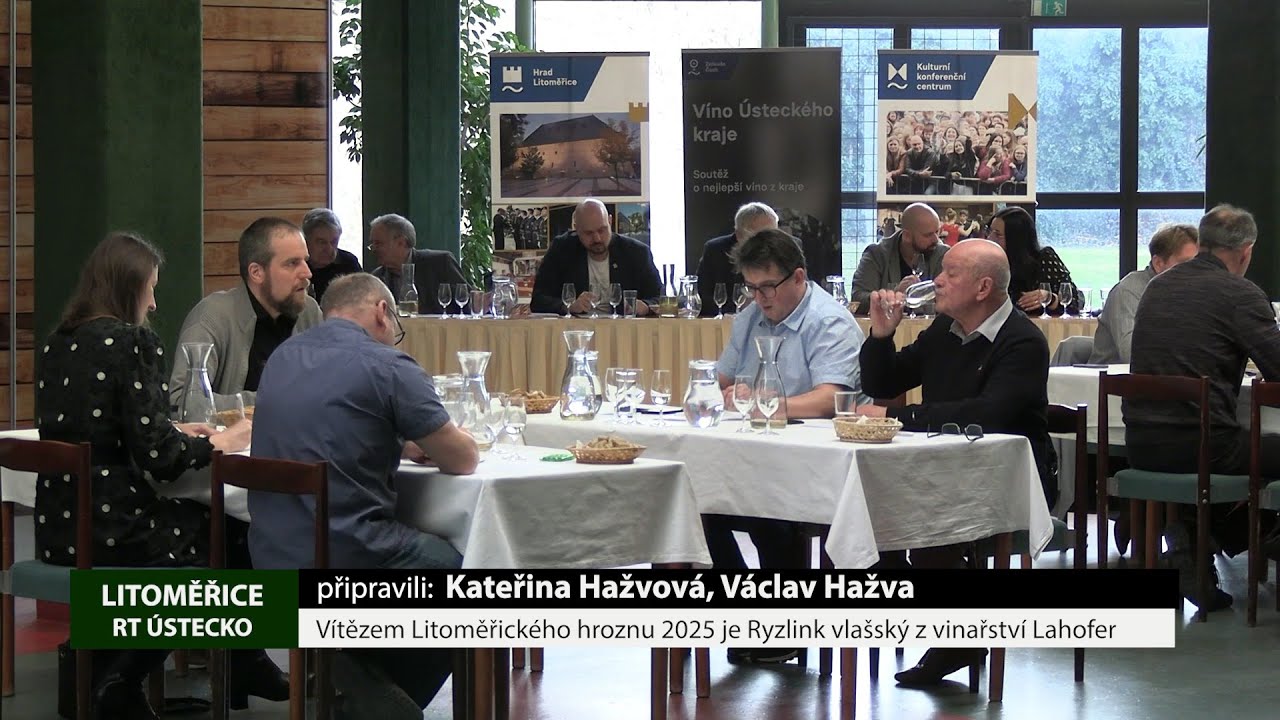LITOMĚŘICE: Vítězem Litoměřického hroznu 2025 je Ryzlink vlašský z vinařství Lahofer