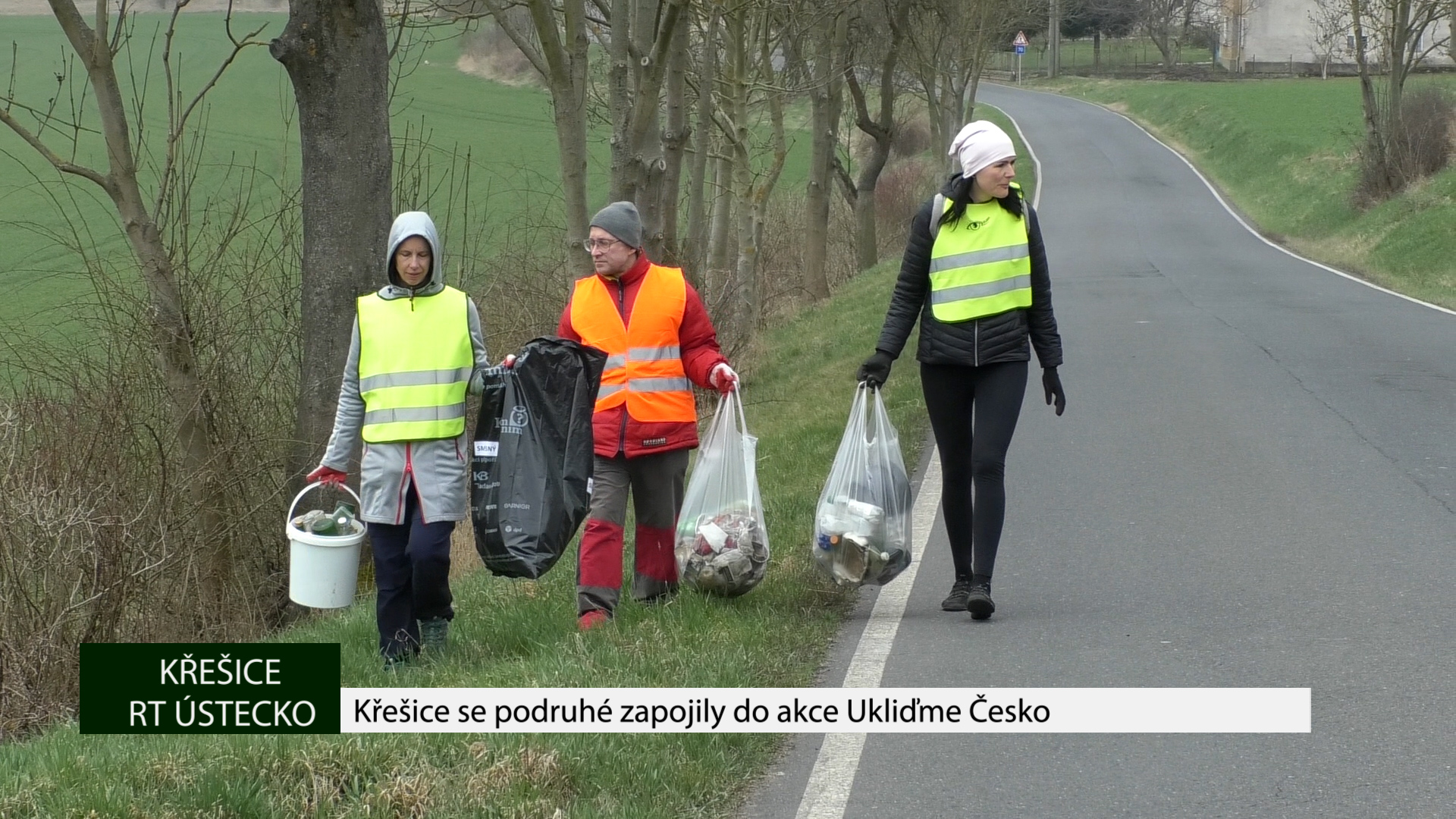 KŘEŠICE: Křešice se podruhé zapojily do akce Ukliďme Česko
