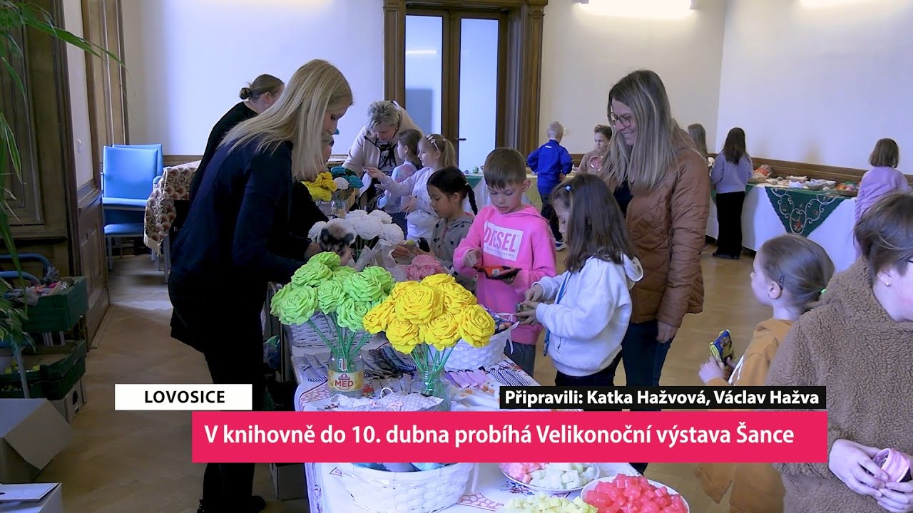 LOVOSICE: V knihovně do 10. dubna probíhá Velikonoční výstava Šance