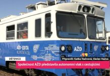 DĚTENICE: Společnost AŽD představila první autonomní vlak s cestujícími