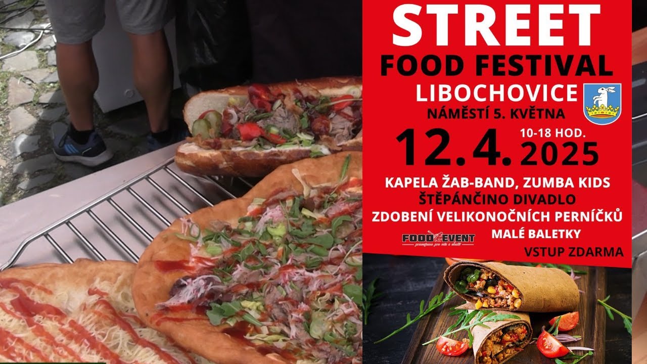 LIBOCHOVICE: Na sobotu město chystá velký STREET FOOD FESTIVAL