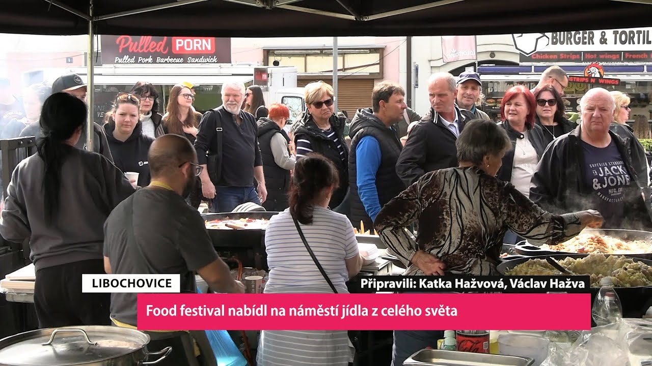LIBOCHOVICE: Food festival nabídl na náměstí jídla z celého světa