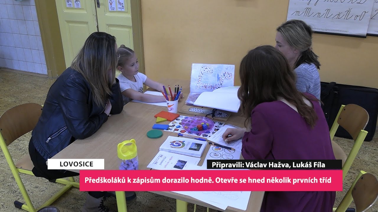 LOVOSICE: Předškoláků k zápisům dorazilo hodně. Otevře se hned několik prvních tříd