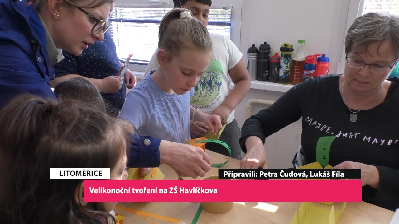 LITOMĚŘICE: Velikonoční tvoření na ZŠ Havlíčkova