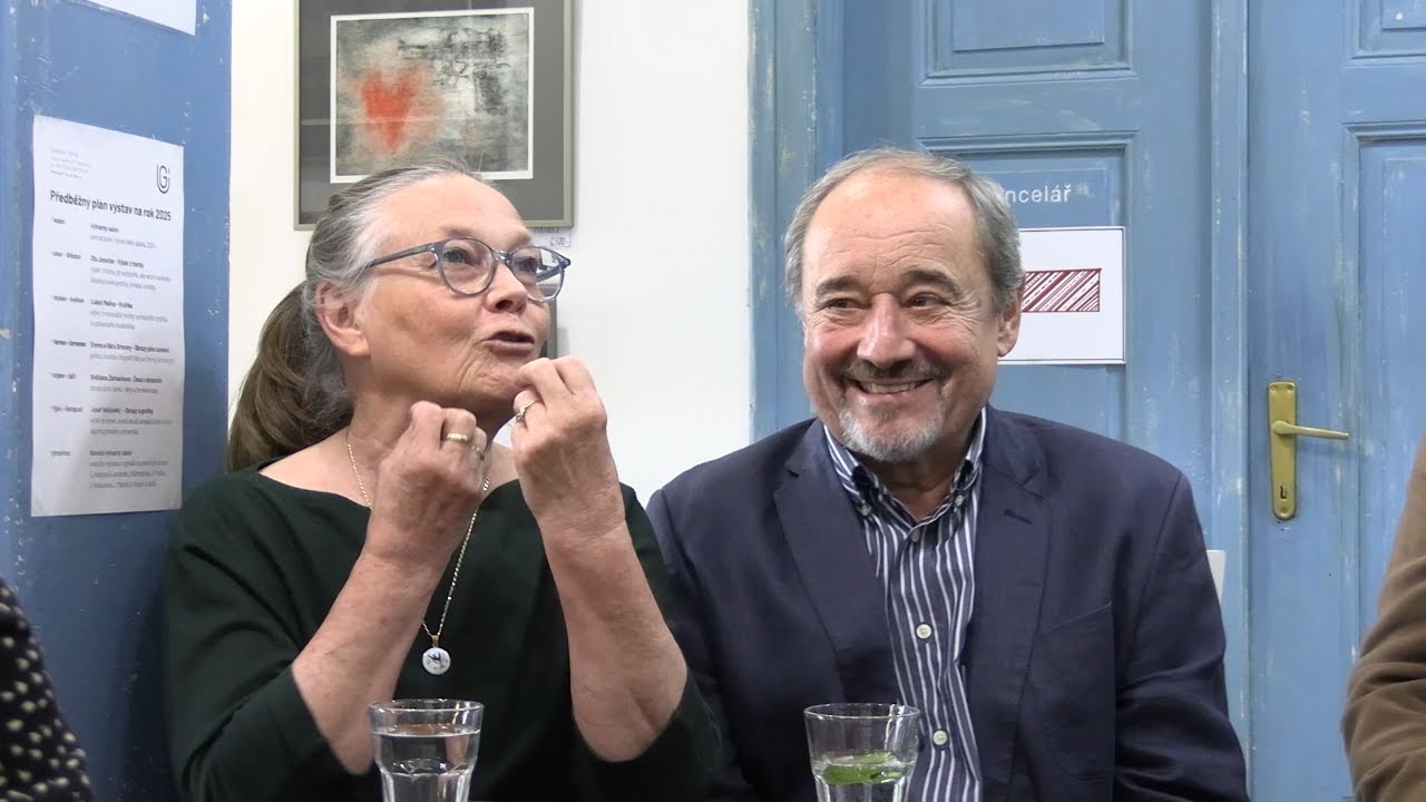 ÚŠTĚK: V galerii besedovali herci a manželé Jana a Viktor Preissovi