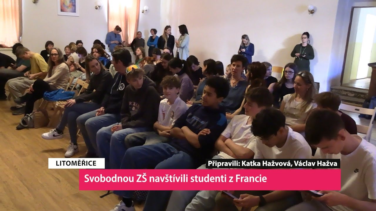 LITOMĚŘICE: Svobodnou ZŠ navštívili studenti z Francie