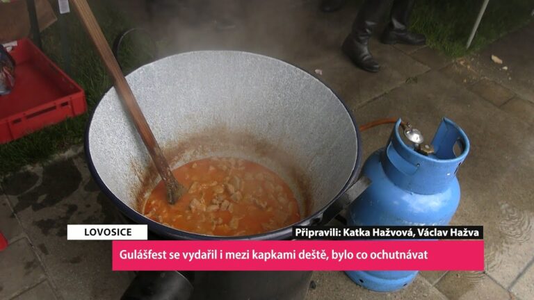 LOVOSICE: Gulášfest se vydařil i mezi kapkami deště, bylo co ochutnávat