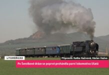 LITOMĚŘICKO: Po Švestkové dráze se poprvé proháněla parní lokomotiva Ušatá