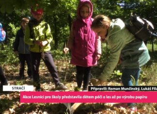 STRAČÍ: Akce Lesníci pro školy představila dětem péči o les až po výrobu papíru
