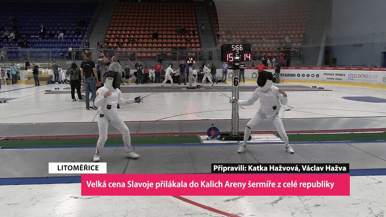 LITOMĚŘICE: Velká cena Slavoje přilákala do Kalich Areny šermíře z celé republiky