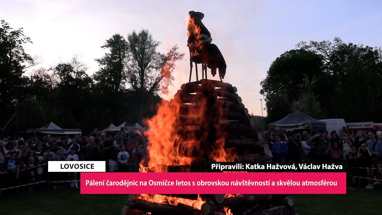 LOVOSICE: Pálení čarodějnic na Osmičce letos s obrovskou návštěvností a skvělou atmosférou
