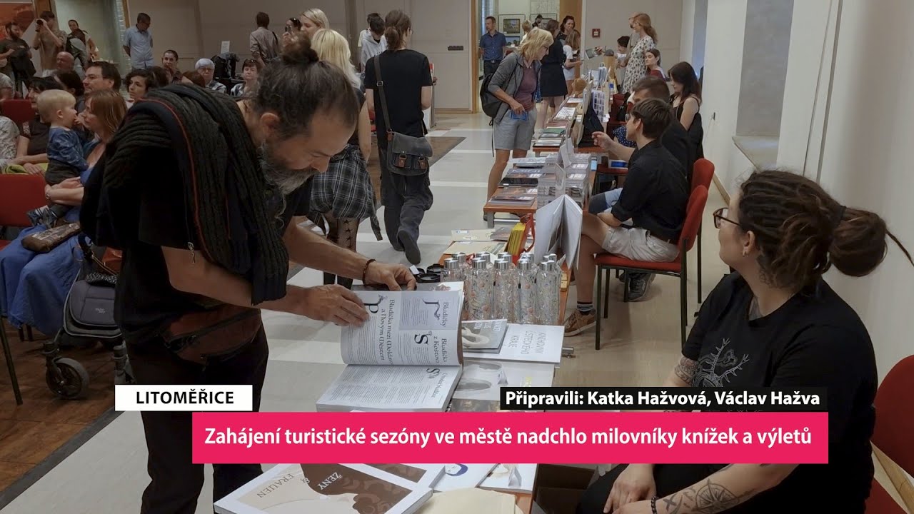 LITOMĚŘICE: Zahájení turistické sezóny ve městě nadchlo milovníky knížek a výletů