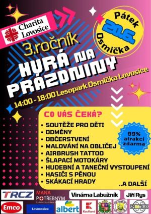 Hurá na prázdniny s Charitou Lovosice na Osmičce