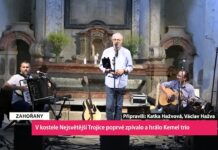 ZAHOŘANY: V kostele Nejsvětější Trojice poprvé zpívalo a hrálo Kemel trio