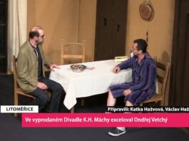 LITOMĚŘICE: Ve vyprodaném Divadle K.H. Máchy exceloval Ondřej Vetchý