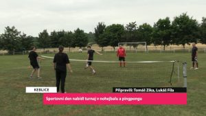 KEBLICE: Sportovní den nabídl turnaj v nohejbalu a pingpongu