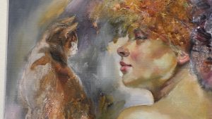 ÚŠTĚK: Ženy v obrazech Světlany Žalmánkové ovládly Café Galerii Úštěk