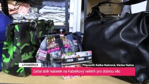 LITOMĚŘICE: Začal sběr kabelek na Kabelkový veletrh pro dobrou věc
