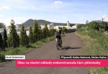 VELKÉ ŽERNOSEKY: Obec na vlastní náklady zrekonstruovala část cyklostezky