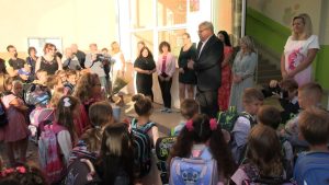 ŠTĚTÍ: Na ZŠ Školní přivítal školáky také starosta města