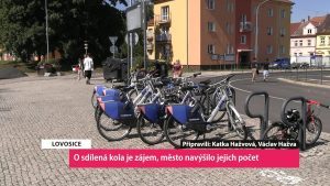 LOVOSICE: O sdílená kola je zájem, město navýšilo jejich počet