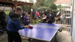 LITOMĚŘICE: Lidé bez domova a sociální pracovníci hráli ping pong