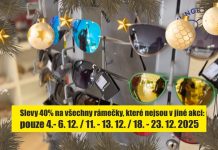 Vánoční Akce od Ježíška v Optice Klingr! Sleva 40 % na všechny rámečky