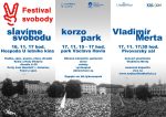 Festival svobody v Litoměřicích: Korzo park, studentský festival, koncert Merty i průvod se svíčkami