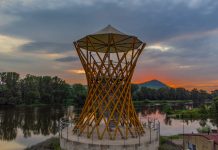 Rozhledna u Zámečku v Lovosicích má nového majitele a je uzavřena veřejnosti