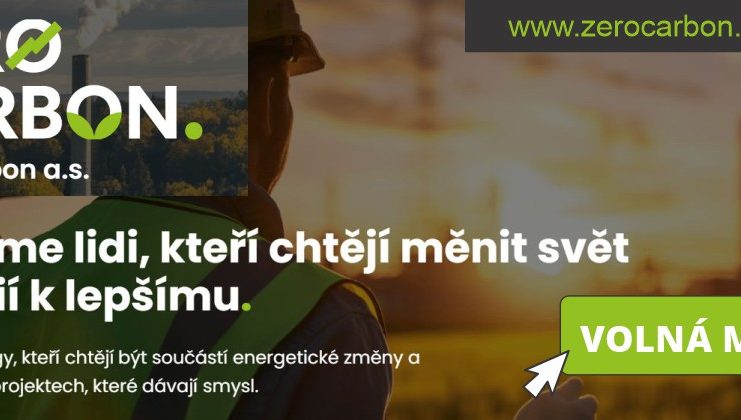 VOLNÁ MÍSTA: Společnost ZERO Carbon přijme strojníky, inženýry, manažery, stavbyvedoucí a další odborníky
