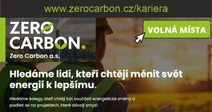 VOLNÁ MÍSTA: Společnost ZERO Carbon přijme strojníky, inženýry, manažery, stavbyvedoucí a další odborníky
