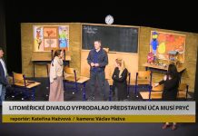 LITOMĚŘICE: Divadlo Karla Hynka Máchy vyprodala a rozesmála Úča, která musí pryč