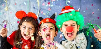 V Libochovicích na maškarním zabaví děti klaunice Jíťa