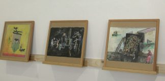 FOTOGALERIE: Terezín ožil dialogem malíře a vězně: V Malé pevnosti byla zahájena výstava Zviho Tolkovského