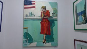 ÚŠTĚK: Vernisáž výstavy Jitky Nesnídalové v Café galerie Úštěk zpestřily písničky Divadla Semafor