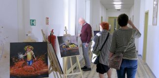 LITOMĚŘICE: V Kulturním a kreativním centru začala výstava obrazů a stromečků štěstí