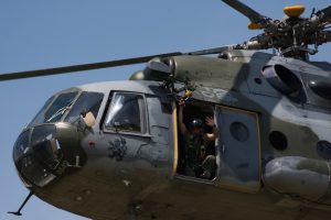Armádní vrtulníky nacvičí nad Litoměřicemi letecké hašení Armádní vrtulníky nacvičí nad Litoměřicemi letecké hašení