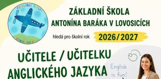 ZŠ Antonína Baráka v Lovosicích hledá posilu do týmu angličtinářů