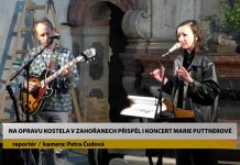 ZAHOŘANY: Na opravu kostela v Zahořanech přispěl i koncert Marie Puttnerové
