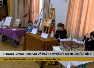 LITOMĚŘICE: Sedmáci z Waldorfské ZŠ Vážka vyráběli renesanční díla