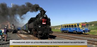 DĚTENICE: Prvomájové jízdy se letos přesunuly ze Švestkové dráhy na Kopidlnku