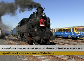 DĚTENICE: Prvomájové jízdy se letos přesunuly ze švestkové dráhy na Kopidlnku