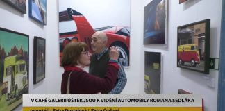 ÚŠTĚK: V Café galerii Úštěk jsou k vidění automobily Romana Sedláka