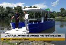 LOVOSICE: Lovosice slavnostně spustily nový přívoz Agnes