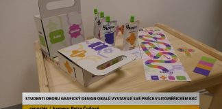 LITOMĚŘICE: Studenti oboru Grafický design obalů vystavují své práce v litoměřickém KKC